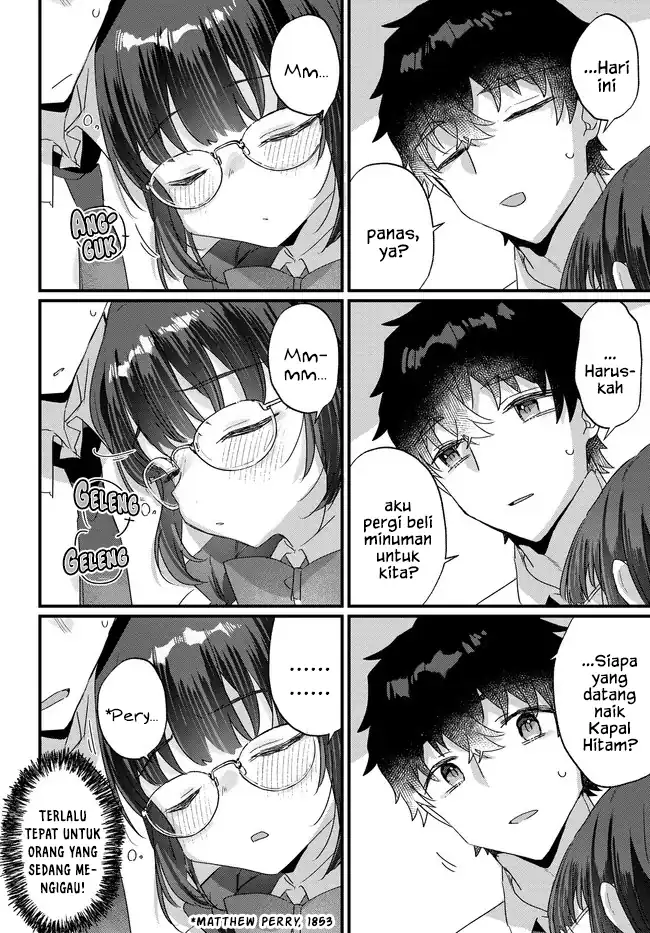 Chiisakute Kawaii Bungeibu no Chiteki na Senpai o, Hiza no Ue ni Nosetara Mainichi Suwattekuru you ni natta Chapter 4.1 - halaman 14
