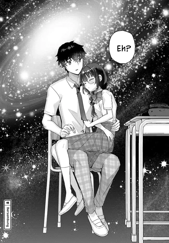 Chiisakute Kawaii Bungeibu no Chiteki na Senpai o, Hiza no Ue ni Nosetara Mainichi Suwattekuru you ni natta Chapter 4.1 - halaman 16