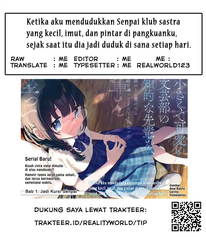 Chiisakute Kawaii Bungeibu no Chiteki na Senpai o, Hiza no Ue ni Nosetara Mainichi Suwattekuru you ni natta Chapter 4.1 - halaman 17