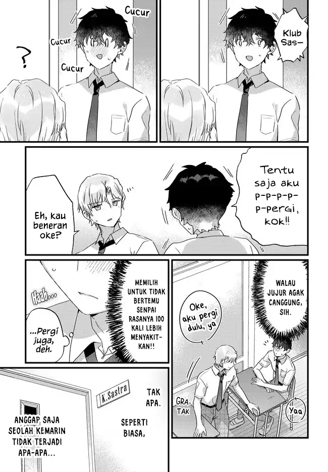 Chiisakute Kawaii Bungeibu no Chiteki na Senpai o, Hiza no Ue ni Nosetara Mainichi Suwattekuru you ni natta Chapter 4.1 - halaman 3