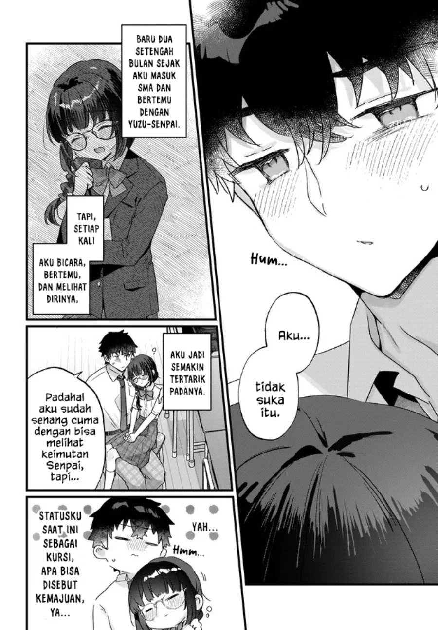 Chiisakute Kawaii Bungeibu no Chiteki na Senpai o, Hiza no Ue ni Nosetara Mainichi Suwattekuru you ni natta Chapter 4.2 - halaman 7