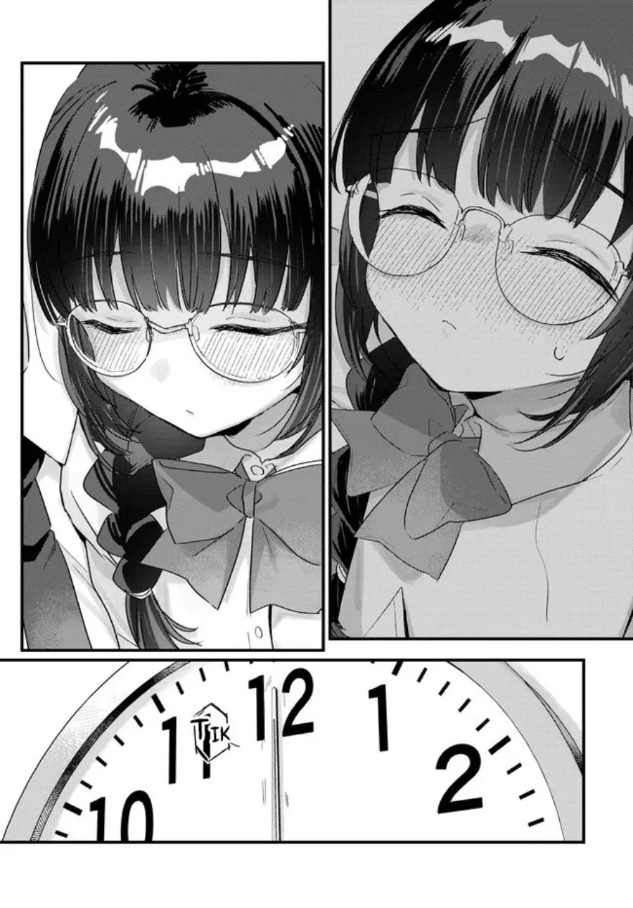 Chiisakute Kawaii Bungeibu no Chiteki na Senpai o, Hiza no Ue ni Nosetara Mainichi Suwattekuru you ni natta Chapter 4.2 - halaman 9