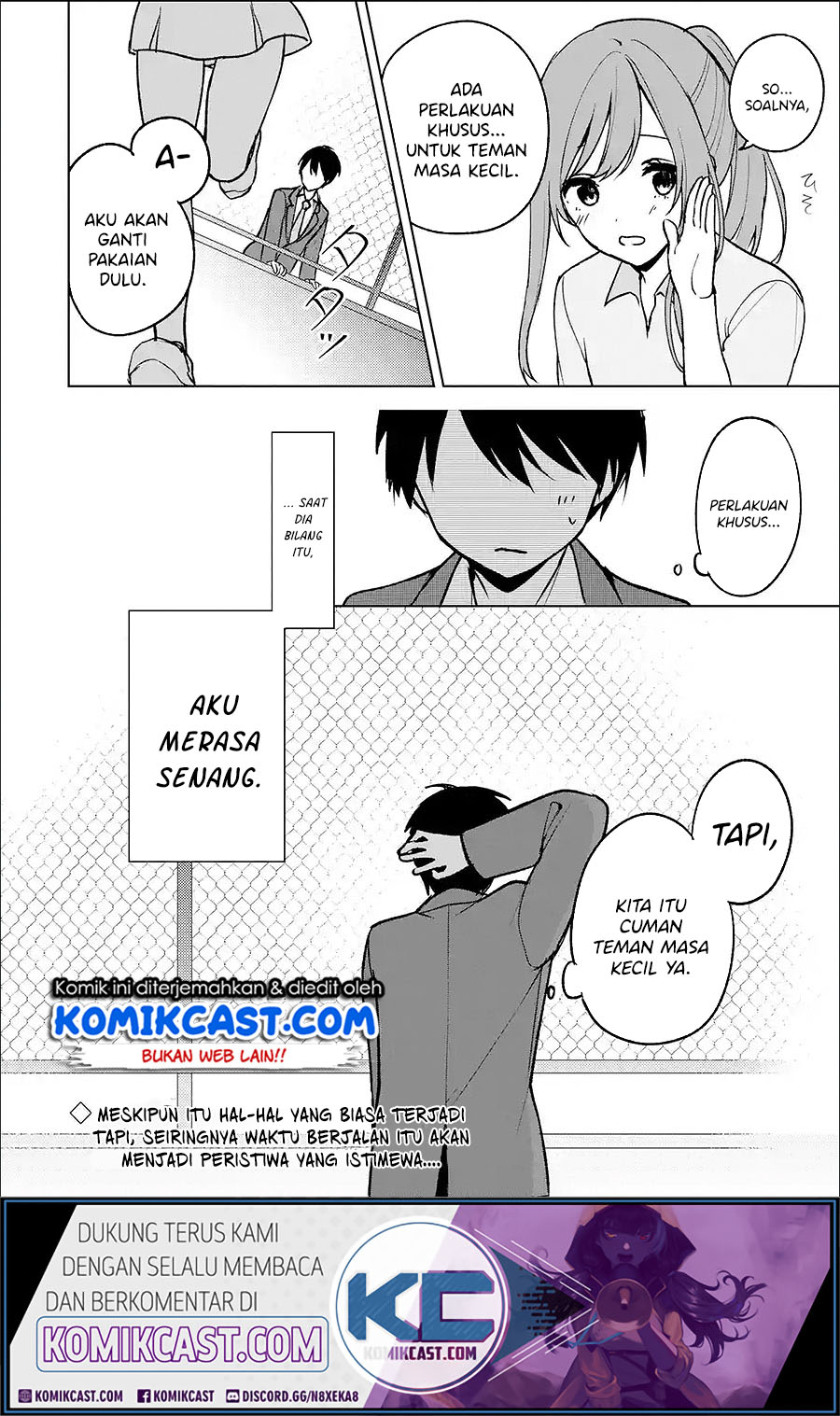 Chikan Saresou ni Natteiru S-kyuu Bishoujo wo Tasuketara Tonari no Seki no Osanajimi datta Chapter 17 - halaman 14