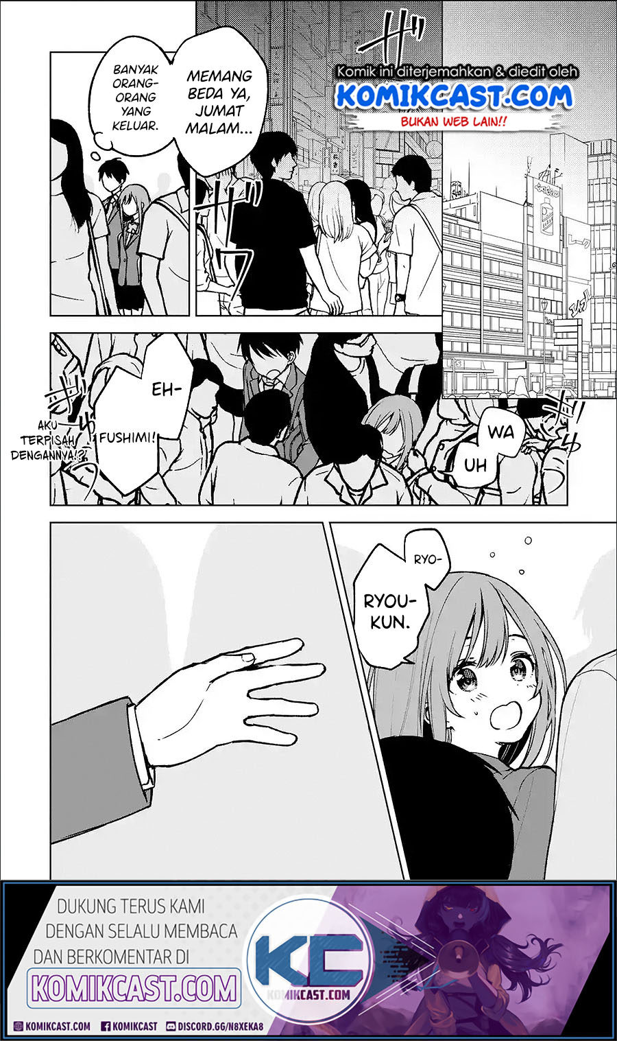 Chikan Saresou ni Natteiru S-kyuu Bishoujo wo Tasuketara Tonari no Seki no Osanajimi datta Chapter 19.1 - halaman 4