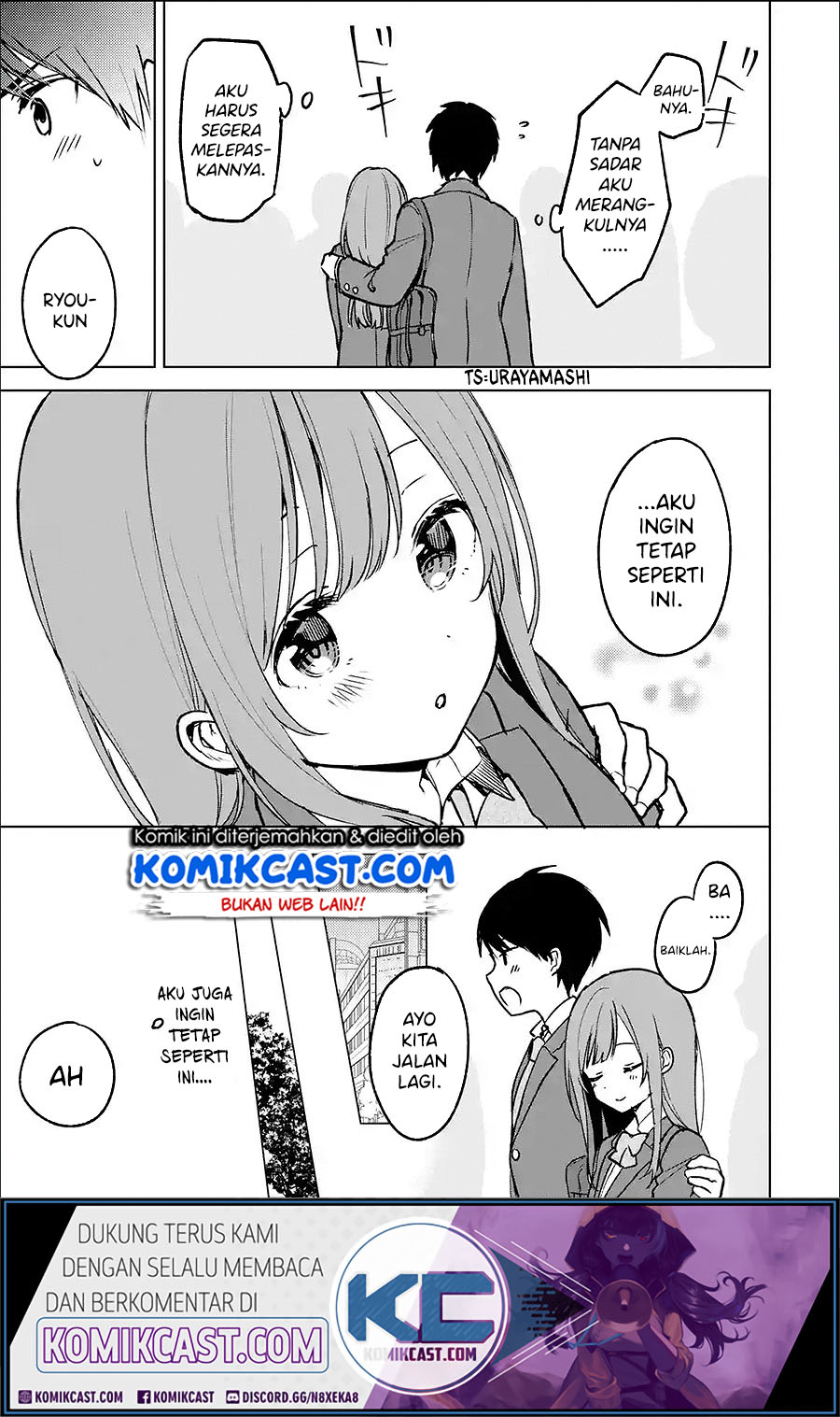 Chikan Saresou ni Natteiru S-kyuu Bishoujo wo Tasuketara Tonari no Seki no Osanajimi datta Chapter 19.1 - halaman 7