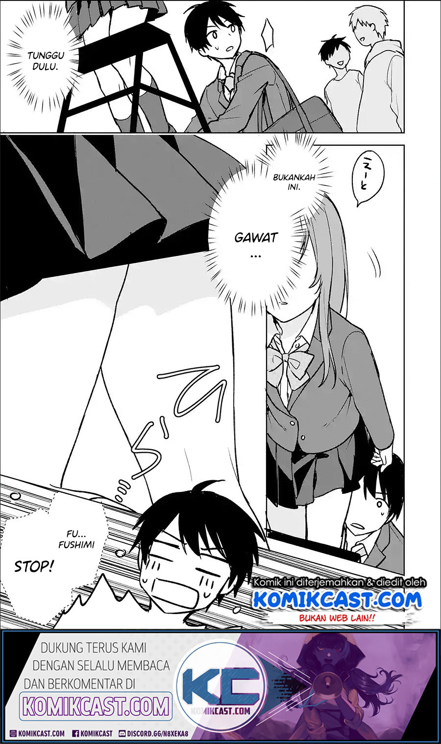 Chikan Saresou ni Natteiru S-kyuu Bishoujo wo Tasuketara Tonari no Seki no Osanajimi datta Chapter 19.1 - halaman 9