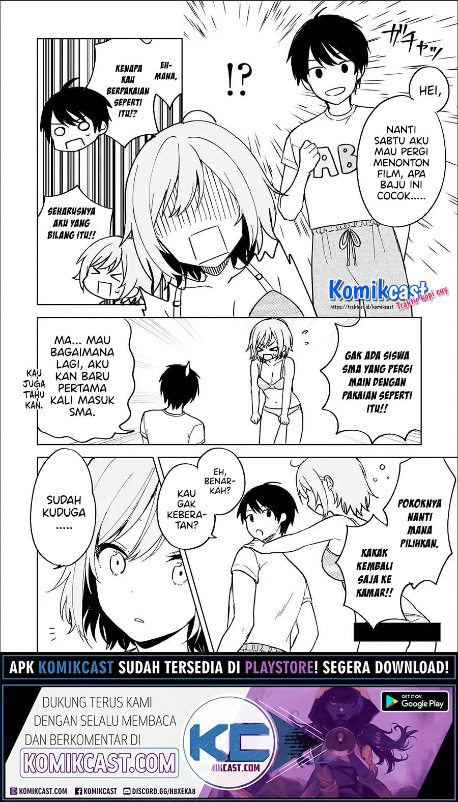 Chikan Saresou ni Natteiru S-kyuu Bishoujo wo Tasuketara Tonari no Seki no Osanajimi datta Chapter 21.5 - halaman 5