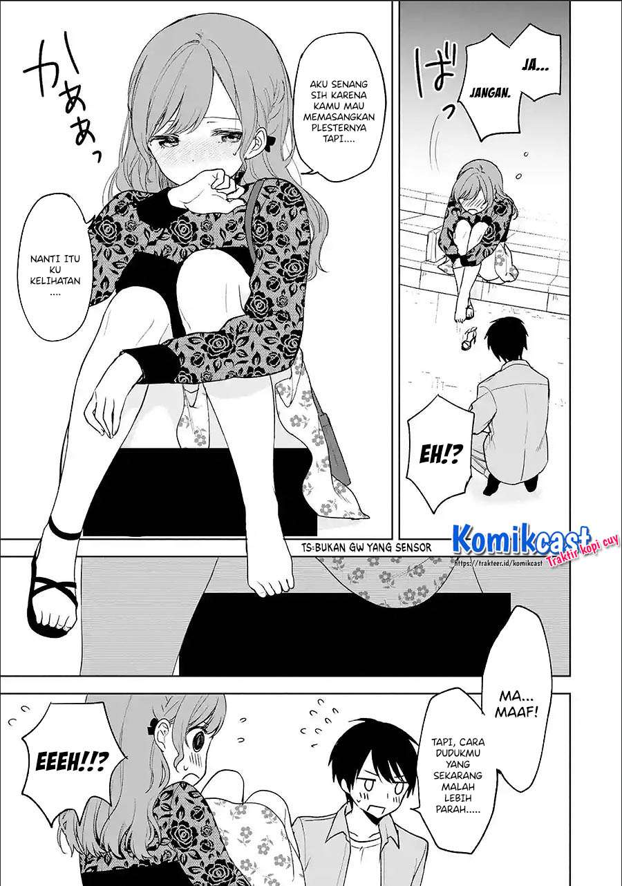 Chikan Saresou ni Natteiru S-kyuu Bishoujo wo Tasuketara Tonari no Seki no Osanajimi datta Chapter 22.1 - halaman 10