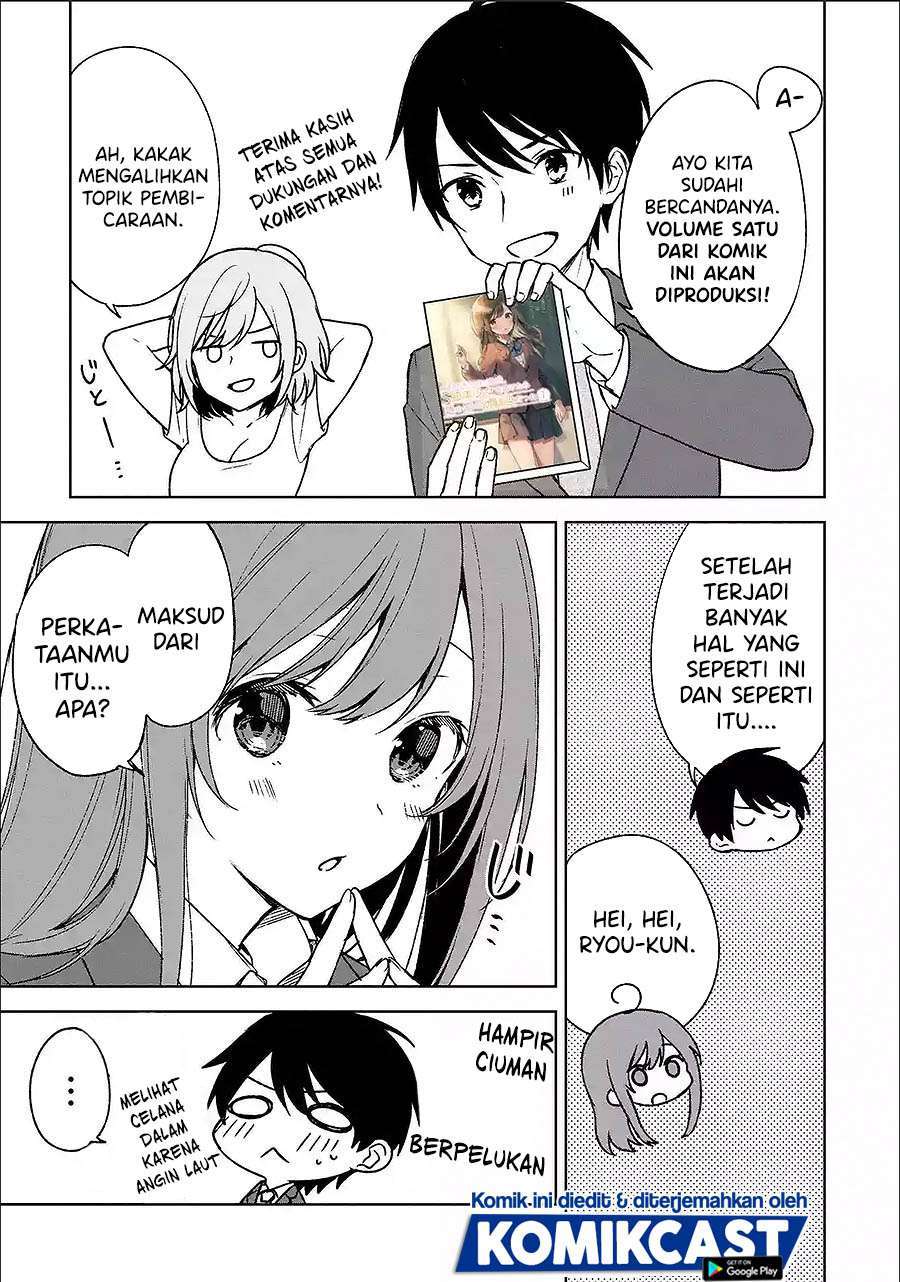 Chikan Saresou ni Natteiru S-kyuu Bishoujo wo Tasuketara Tonari no Seki no Osanajimi datta Chapter 24.5 - halaman 1