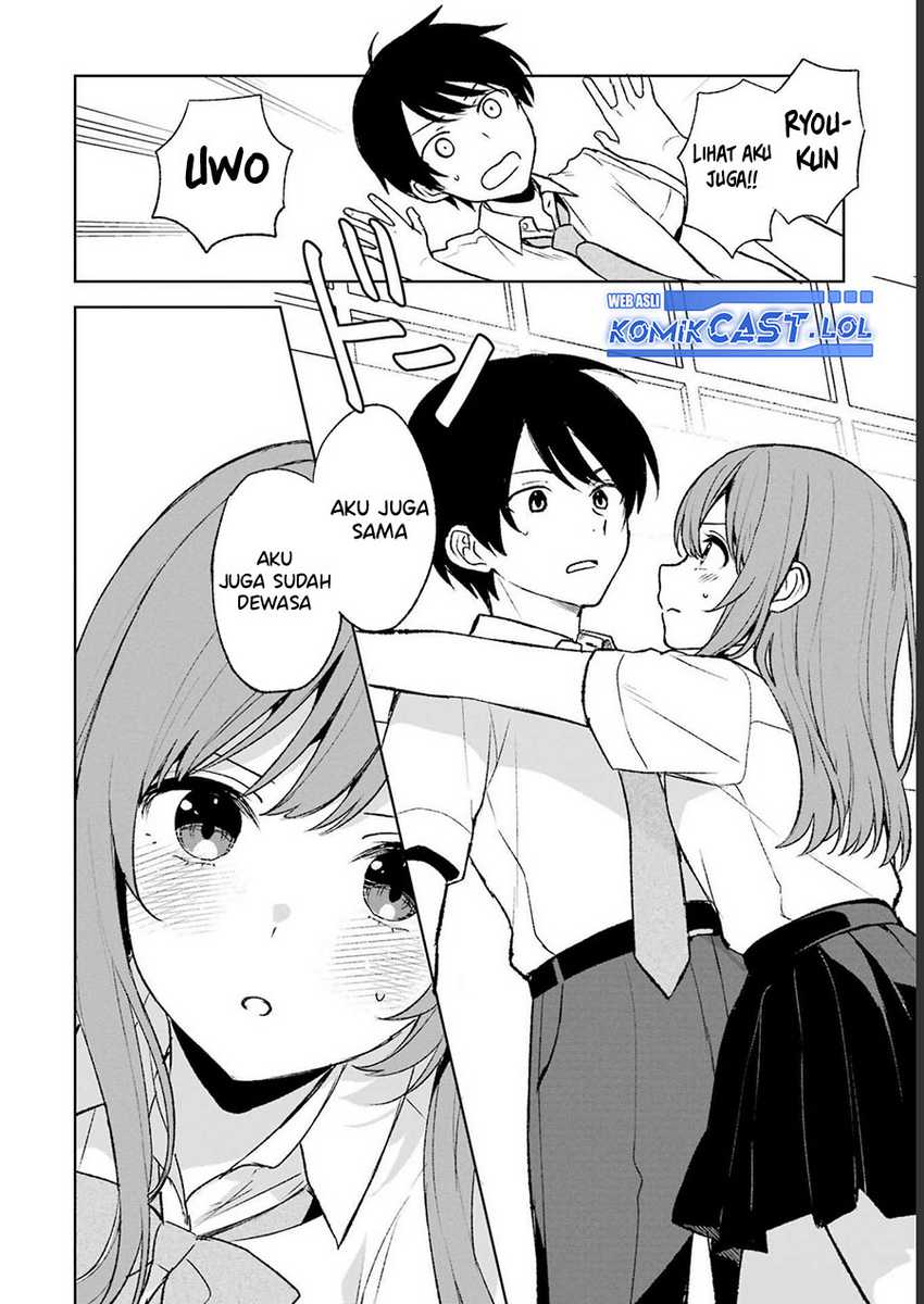Chikan Saresou ni Natteiru S-kyuu Bishoujo wo Tasuketara Tonari no Seki no Osanajimi datta Chapter 53 - halaman 1