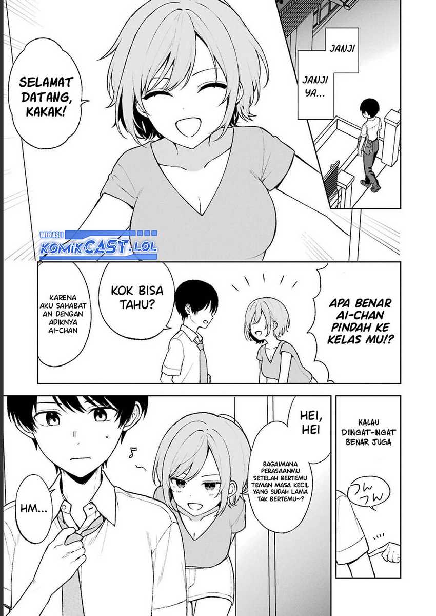 Chikan Saresou ni Natteiru S-kyuu Bishoujo wo Tasuketara Tonari no Seki no Osanajimi datta Chapter 54 - halaman 4