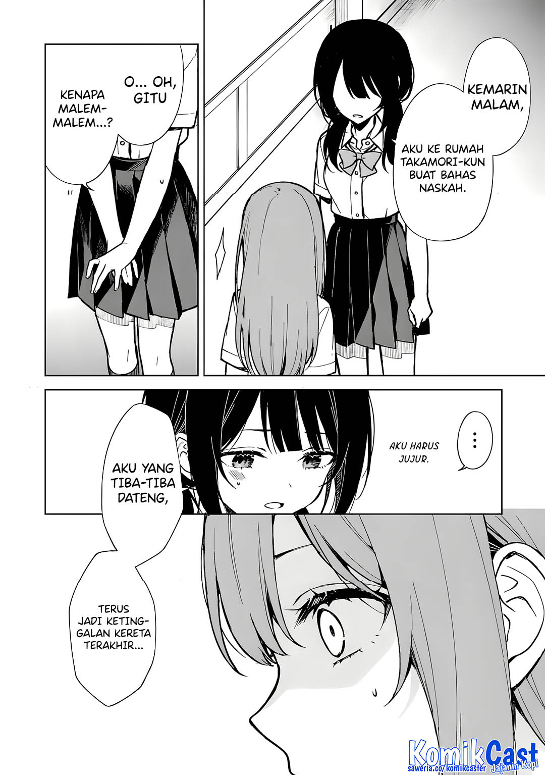 Chikan Saresou ni Natteiru S-kyuu Bishoujo wo Tasuketara Tonari no Seki no Osanajimi datta Chapter 73 - halaman 14