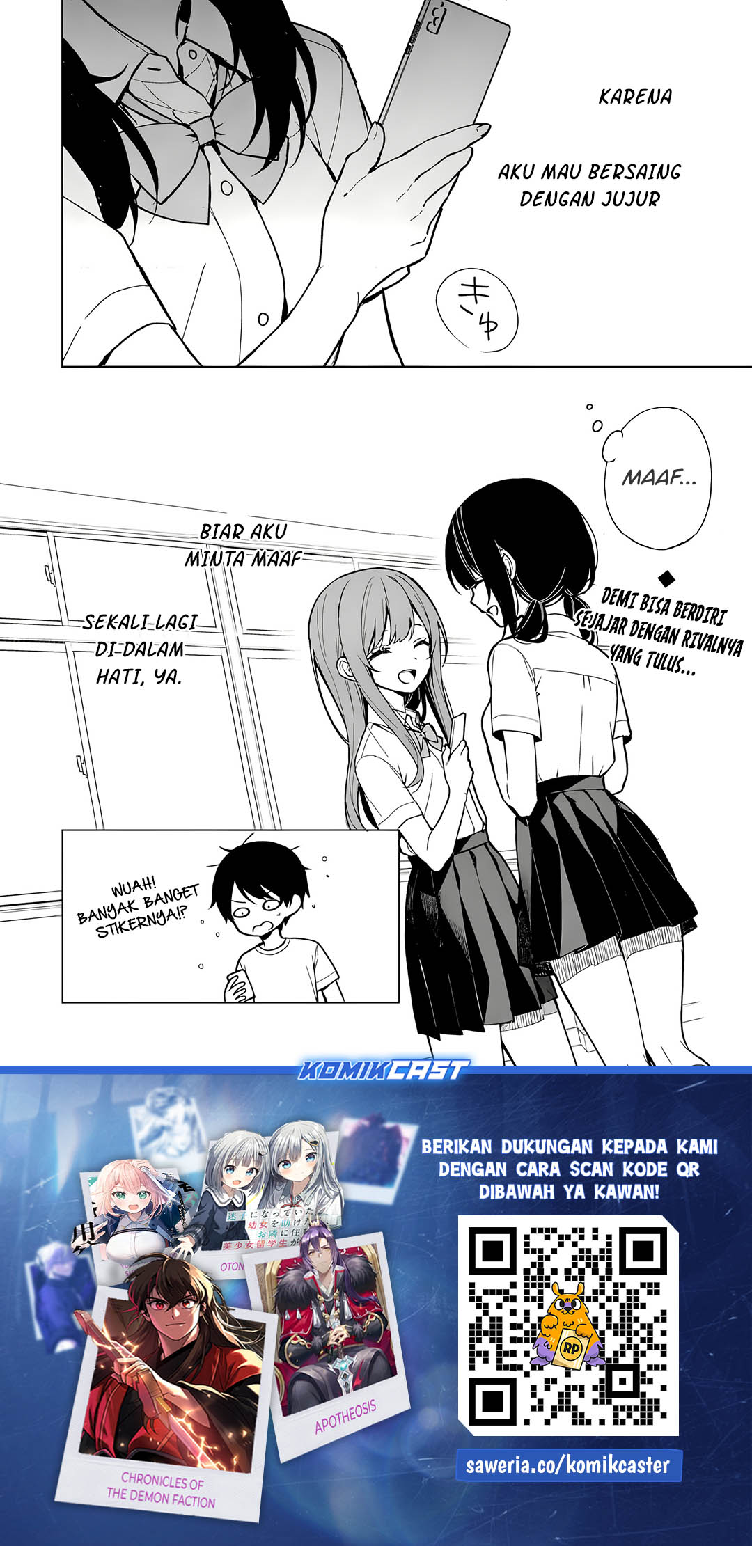 Chikan Saresou ni Natteiru S-kyuu Bishoujo wo Tasuketara Tonari no Seki no Osanajimi datta Chapter 73 - halaman 22