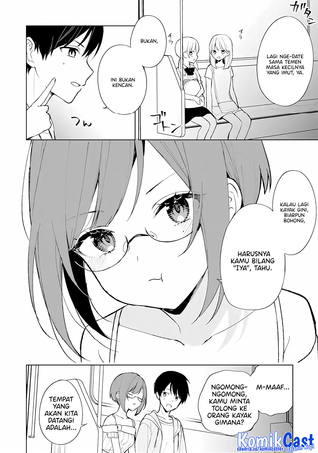 Chikan Saresou ni Natteiru S-kyuu Bishoujo wo Tasuketara Tonari no Seki no Osanajimi datta Chapter 74 - halaman 22