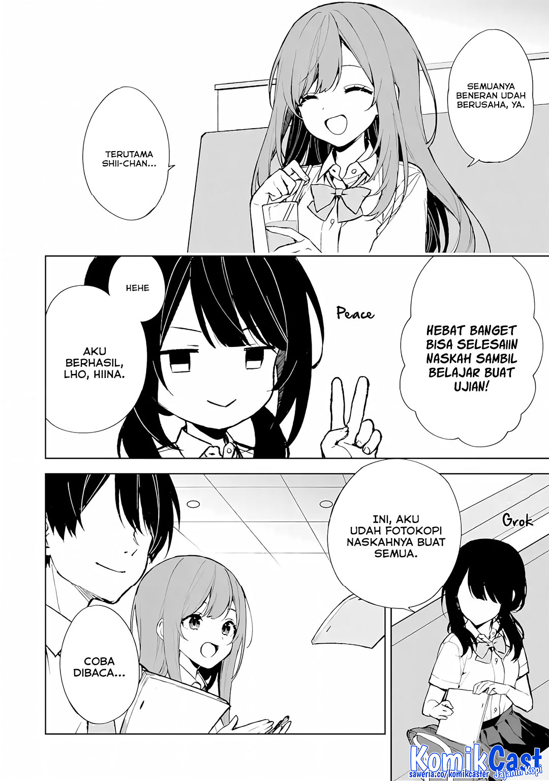 Chikan Saresou ni Natteiru S-kyuu Bishoujo wo Tasuketara Tonari no Seki no Osanajimi datta Chapter 74 - halaman 4