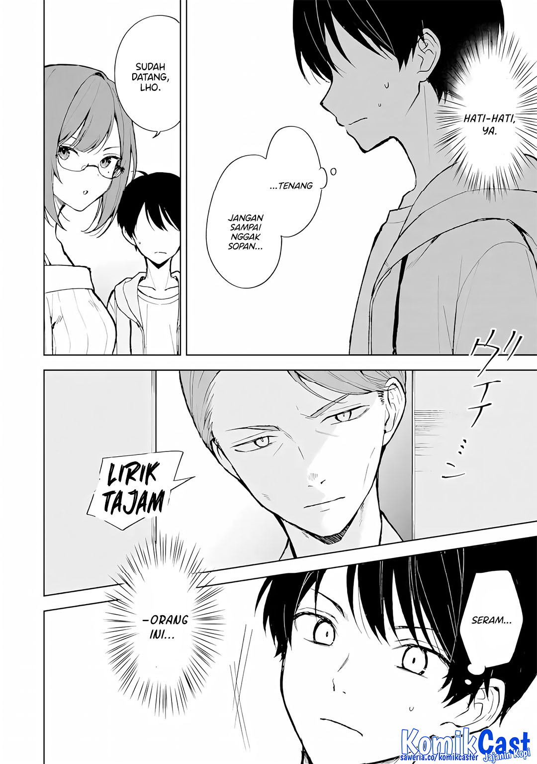 Chikan Saresou ni Natteiru S-kyuu Bishoujo wo Tasuketara Tonari no Seki no Osanajimi datta Chapter 75 - halaman 4