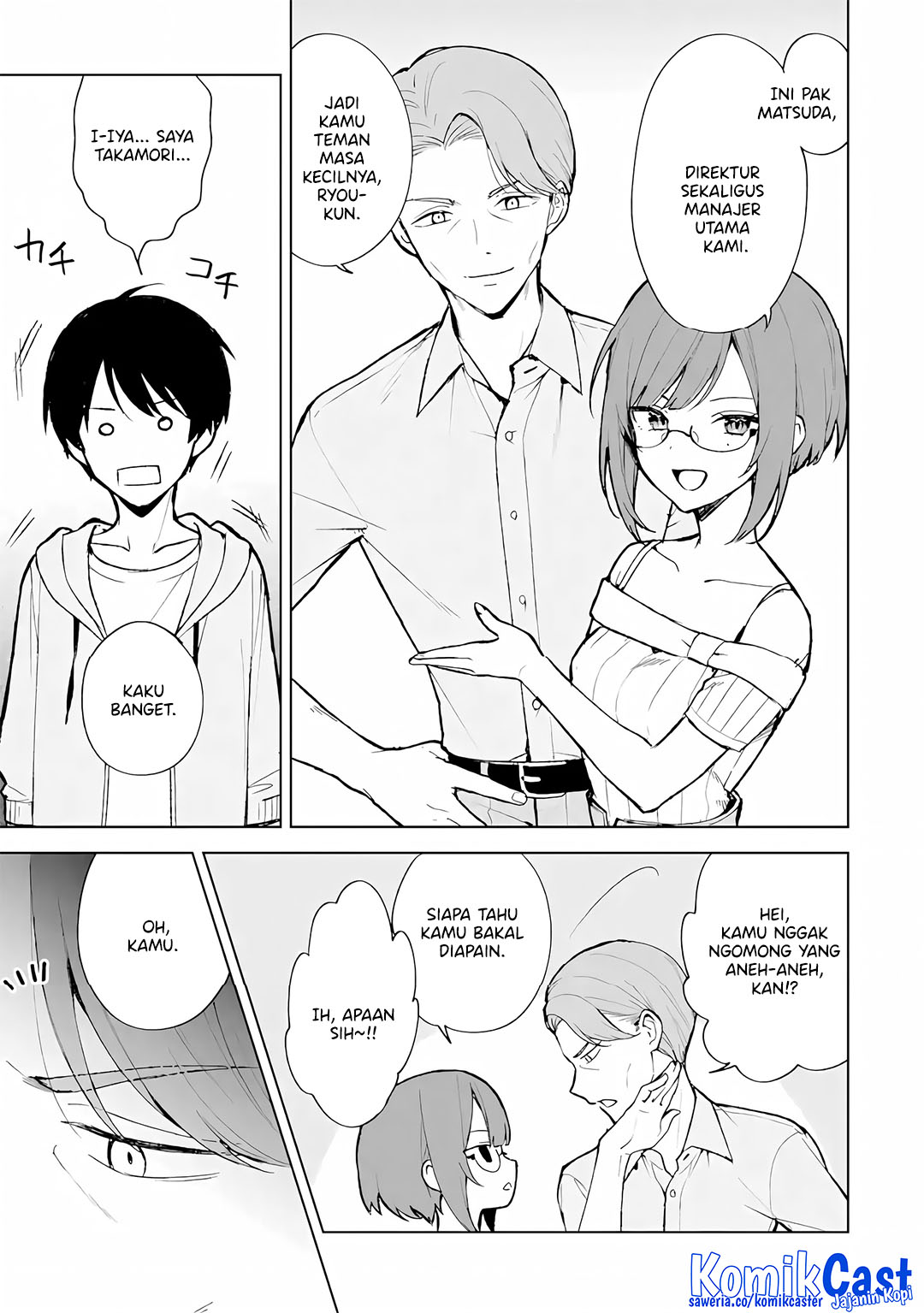 Chikan Saresou ni Natteiru S-kyuu Bishoujo wo Tasuketara Tonari no Seki no Osanajimi datta Chapter 75 - halaman 7