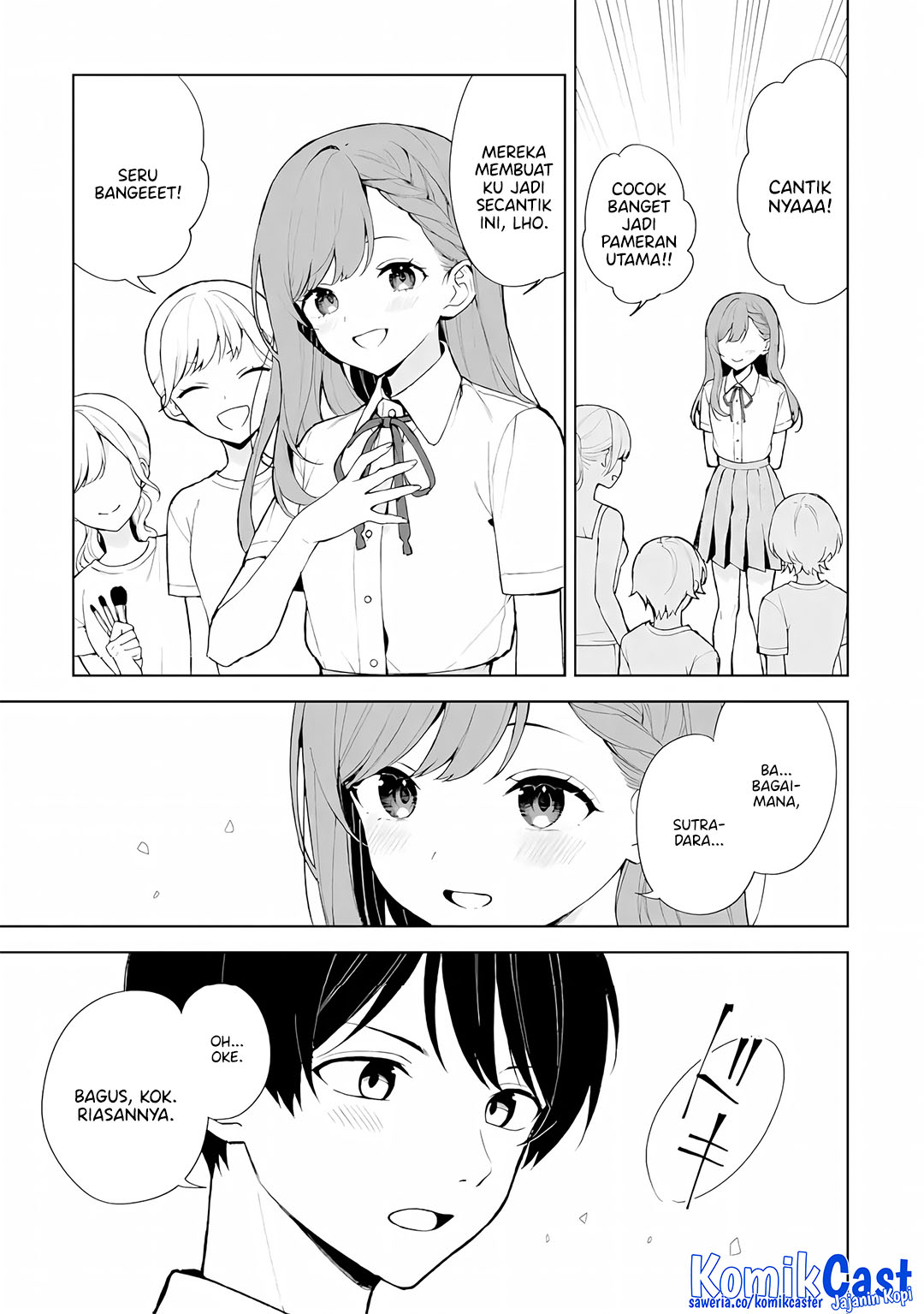 Chikan Saresou ni Natteiru S-kyuu Bishoujo wo Tasuketara Tonari no Seki no Osanajimi datta Chapter 77 - halaman 15