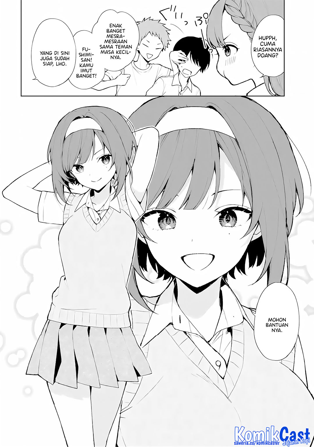 Chikan Saresou ni Natteiru S-kyuu Bishoujo wo Tasuketara Tonari no Seki no Osanajimi datta Chapter 77 - halaman 16