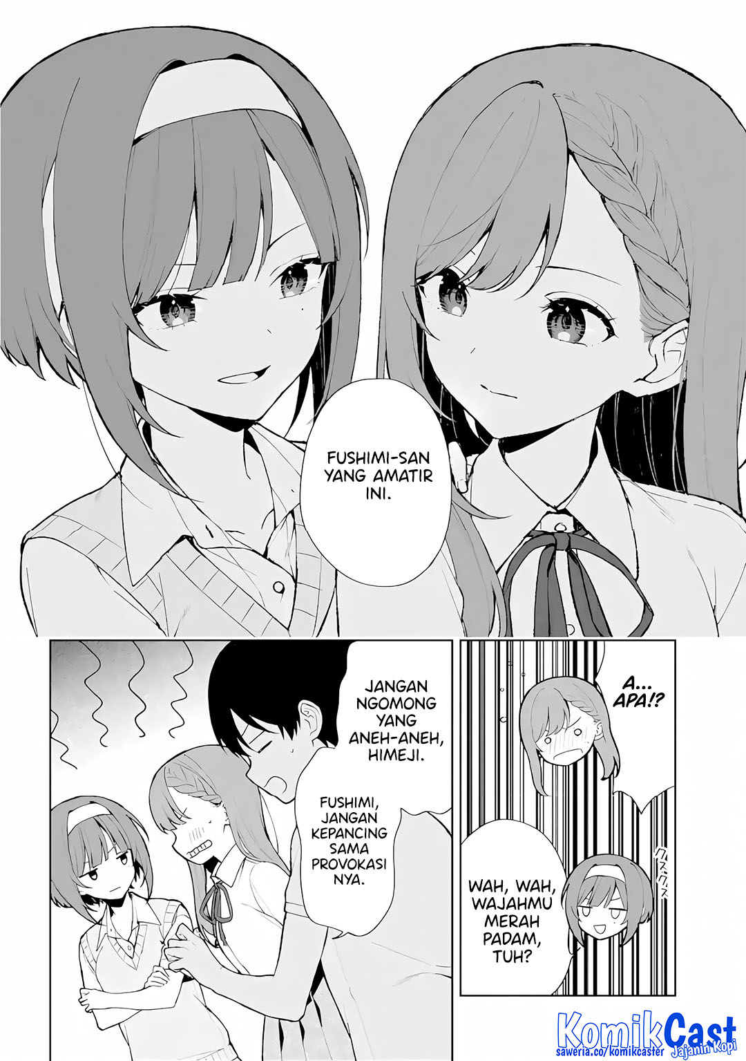 Chikan Saresou ni Natteiru S-kyuu Bishoujo wo Tasuketara Tonari no Seki no Osanajimi datta Chapter 77 - halaman 18