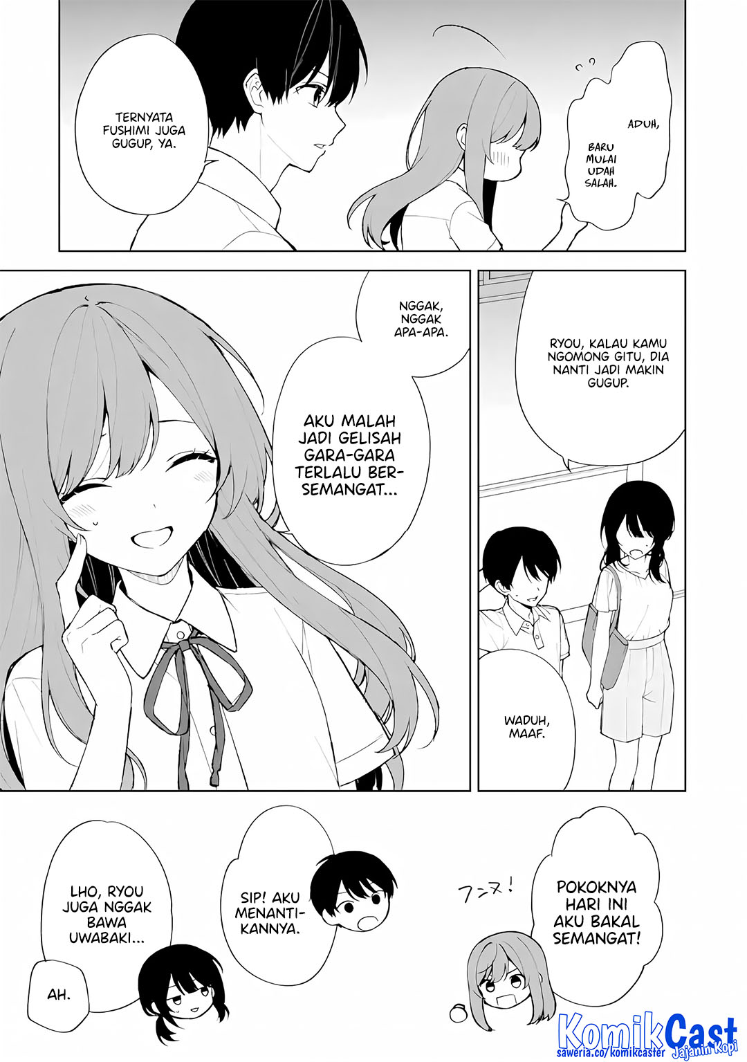Chikan Saresou ni Natteiru S-kyuu Bishoujo wo Tasuketara Tonari no Seki no Osanajimi datta Chapter 77 - halaman 3