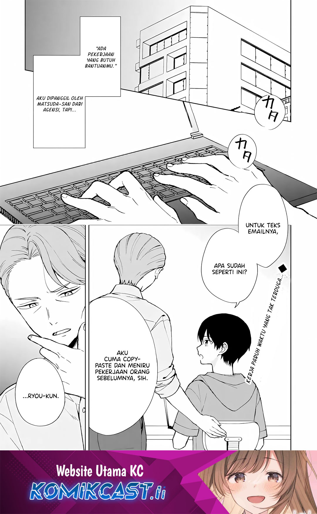 Chikan Saresou ni Natteiru S-kyuu Bishoujo wo Tasuketara Tonari no Seki no Osanajimi datta Chapter 78 - halaman 1
