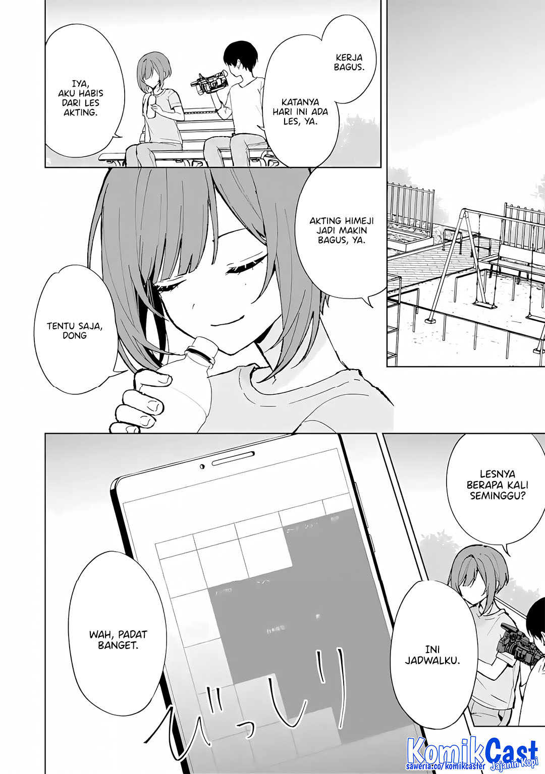 Chikan Saresou ni Natteiru S-kyuu Bishoujo wo Tasuketara Tonari no Seki no Osanajimi datta Chapter 78 - halaman 16