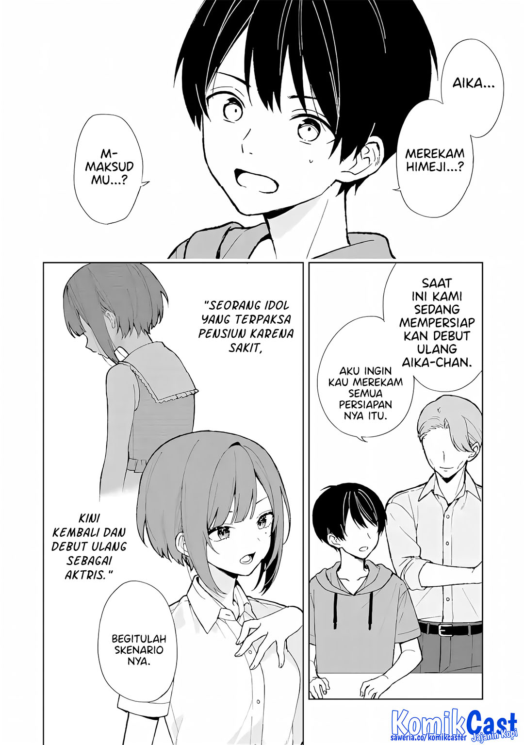 Chikan Saresou ni Natteiru S-kyuu Bishoujo wo Tasuketara Tonari no Seki no Osanajimi datta Chapter 78 - halaman 4