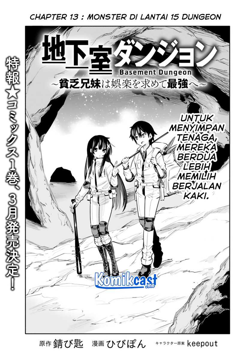 Chikashitsu Dungeon: Binbou Kyoudai wa Goraku o Motomete Saikyou e Chapter 13 - halaman 4