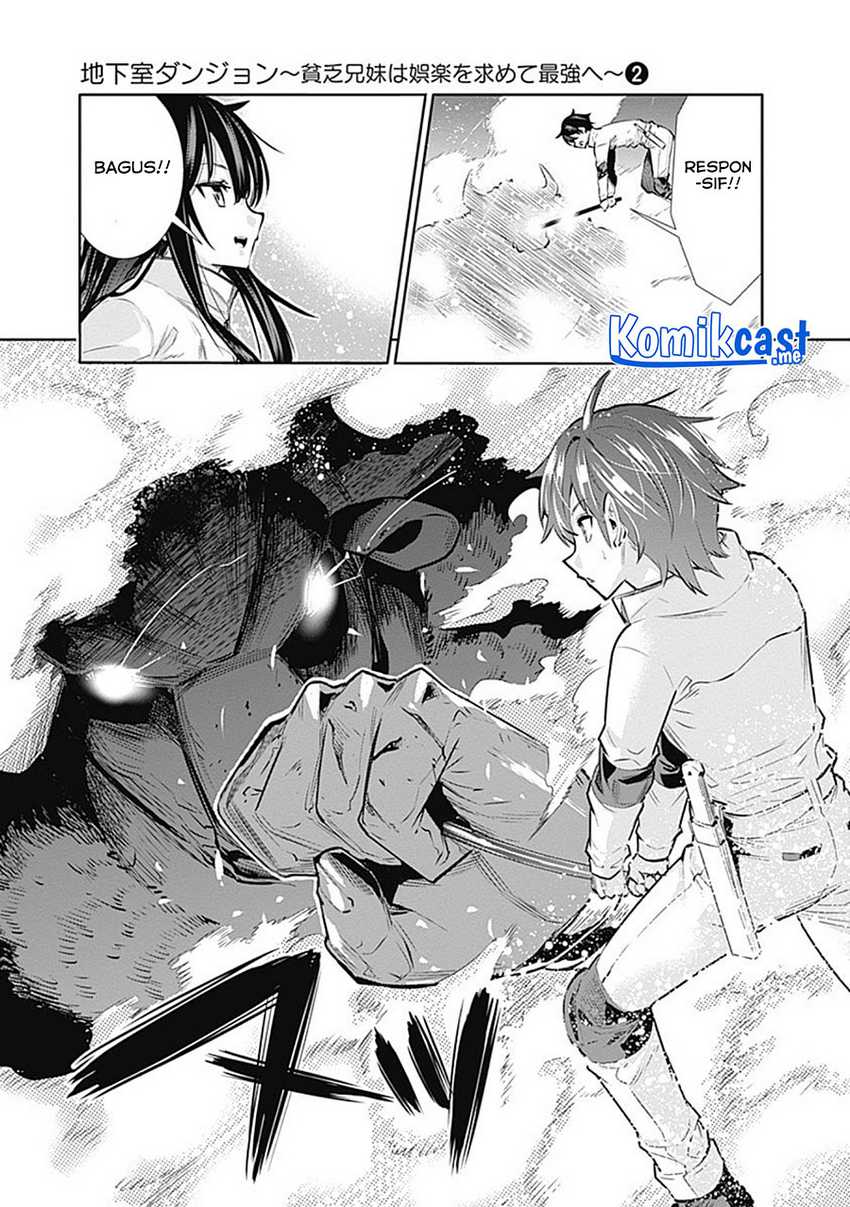 Chikashitsu Dungeon: Binbou Kyoudai wa Goraku o Motomete Saikyou e Chapter 14 - halaman 16