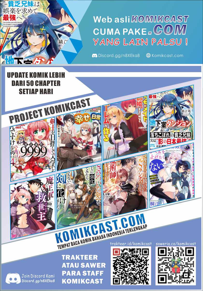 Chikashitsu Dungeon: Binbou Kyoudai wa Goraku o Motomete Saikyou e Chapter 2 - halaman 23