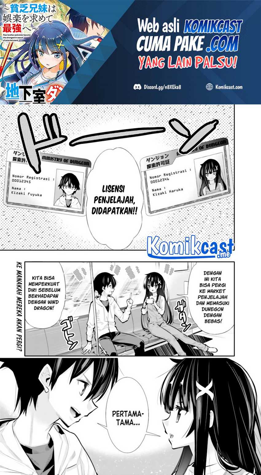 Chikashitsu Dungeon: Binbou Kyoudai wa Goraku o Motomete Saikyou e Chapter 20 - halaman 2