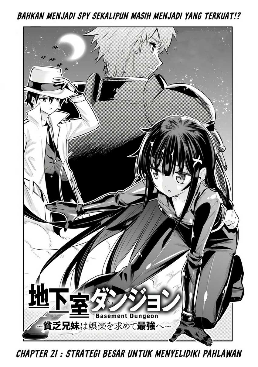 Chikashitsu Dungeon: Binbou Kyoudai wa Goraku o Motomete Saikyou e Chapter 21 - halaman 3