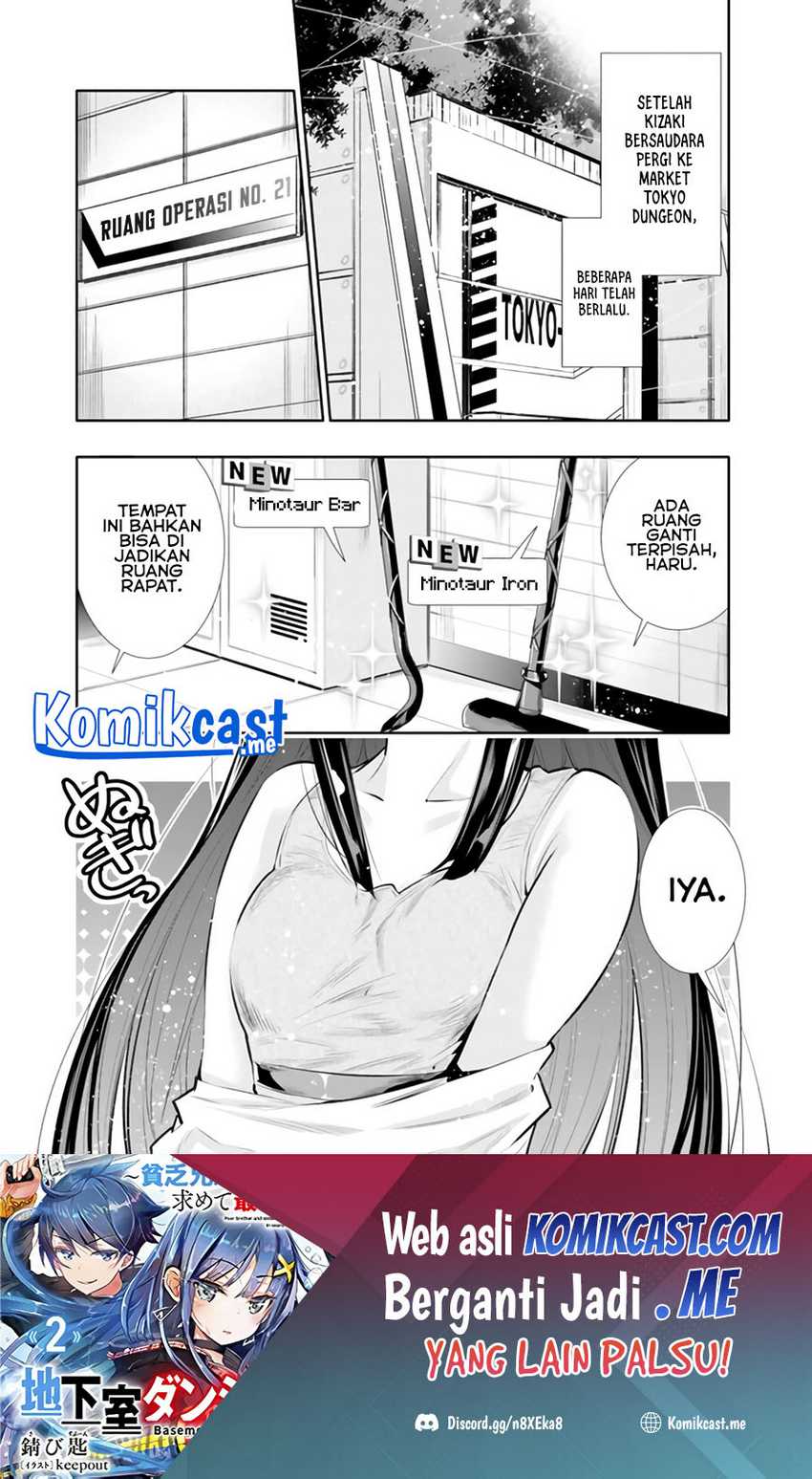 Chikashitsu Dungeon: Binbou Kyoudai wa Goraku o Motomete Saikyou e Chapter 22 - halaman 2
