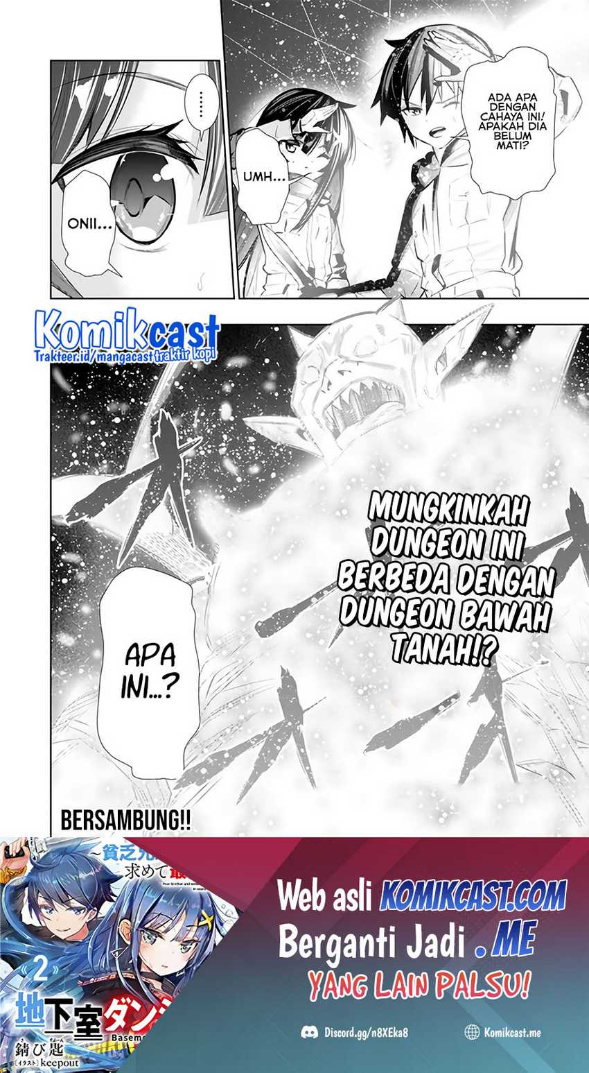 Chikashitsu Dungeon: Binbou Kyoudai wa Goraku o Motomete Saikyou e Chapter 22 - halaman 21