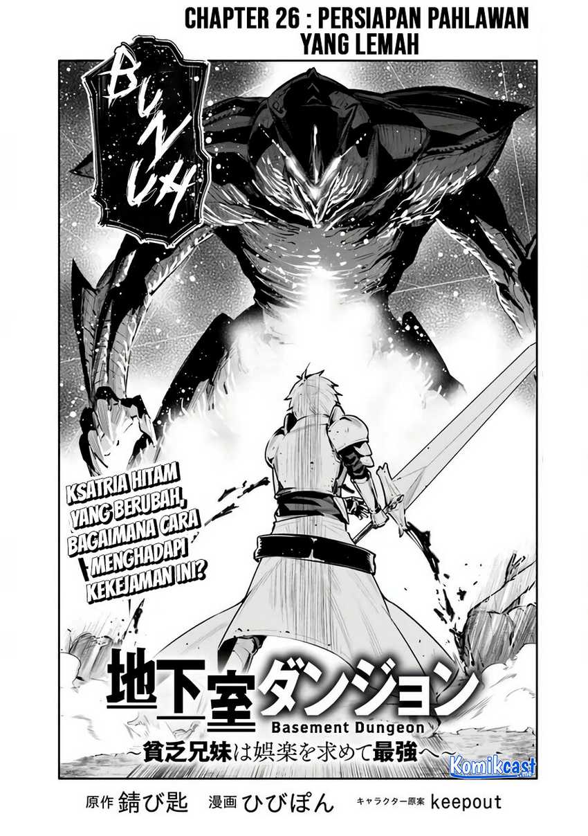 Chikashitsu Dungeon: Binbou Kyoudai wa Goraku o Motomete Saikyou e Chapter 26 - halaman 4