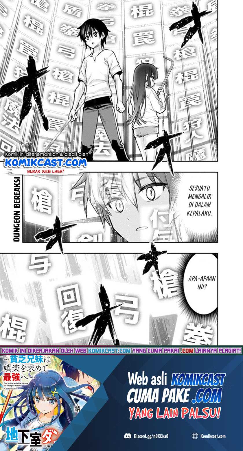 Chikashitsu Dungeon: Binbou Kyoudai wa Goraku o Motomete Saikyou e Chapter 3 - halaman 2