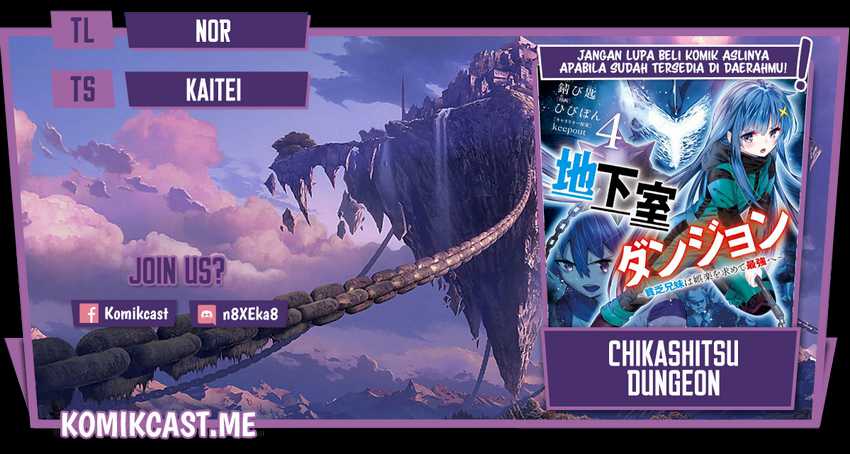 Chikashitsu Dungeon: Binbou Kyoudai wa Goraku o Motomete Saikyou e Chapter 35 - halaman 1