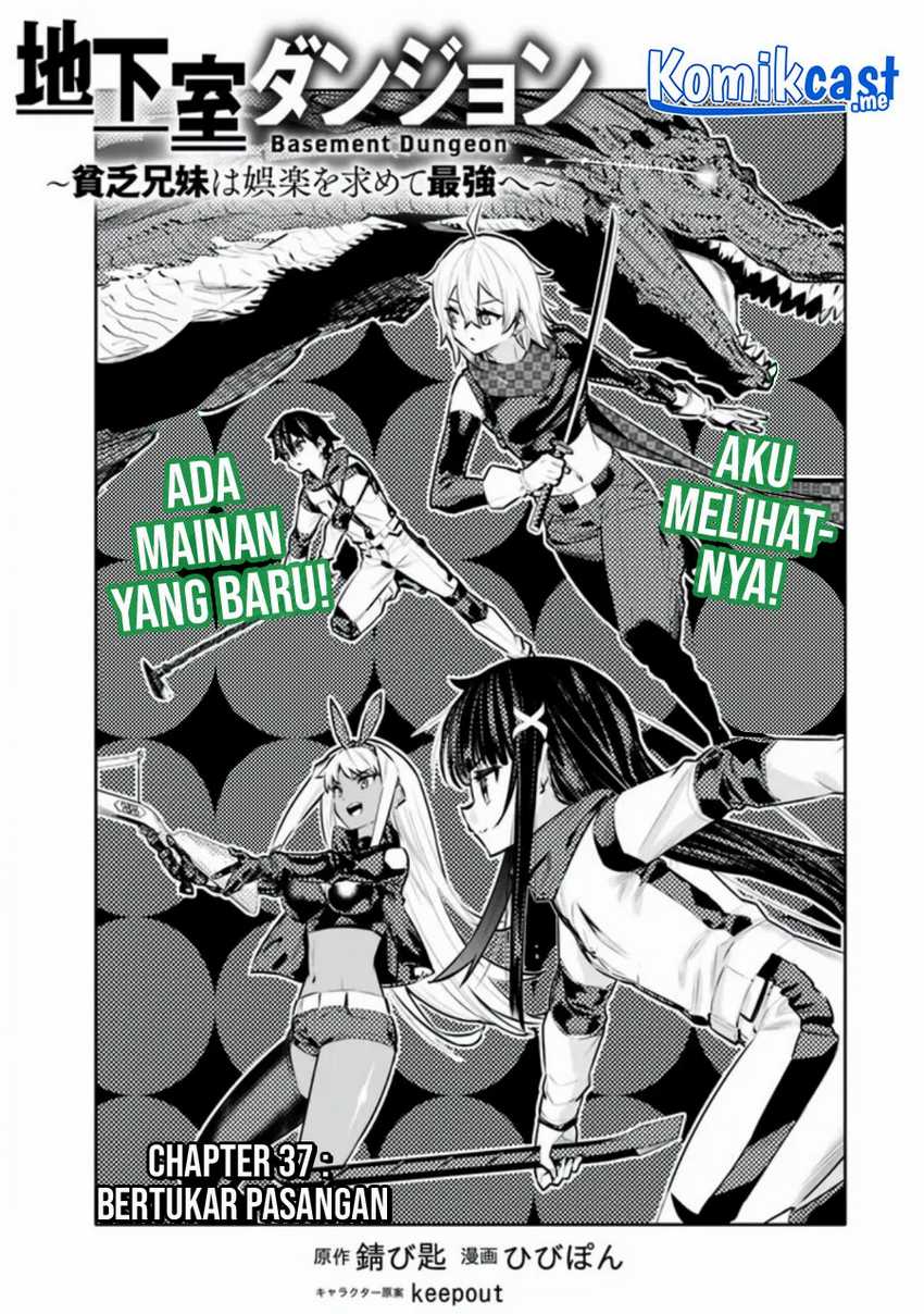 Chikashitsu Dungeon: Binbou Kyoudai wa Goraku o Motomete Saikyou e Chapter 37 - halaman 4