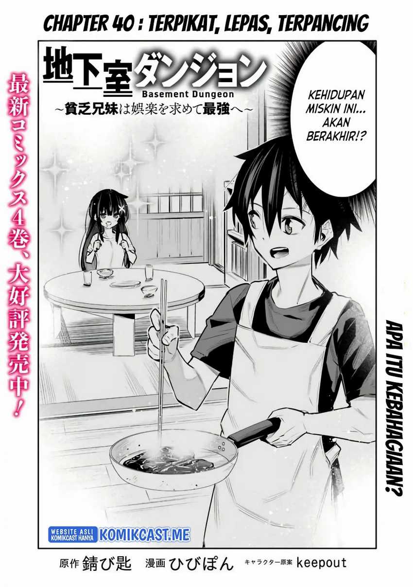 Chikashitsu Dungeon: Binbou Kyoudai wa Goraku o Motomete Saikyou e Chapter 40 - halaman 3