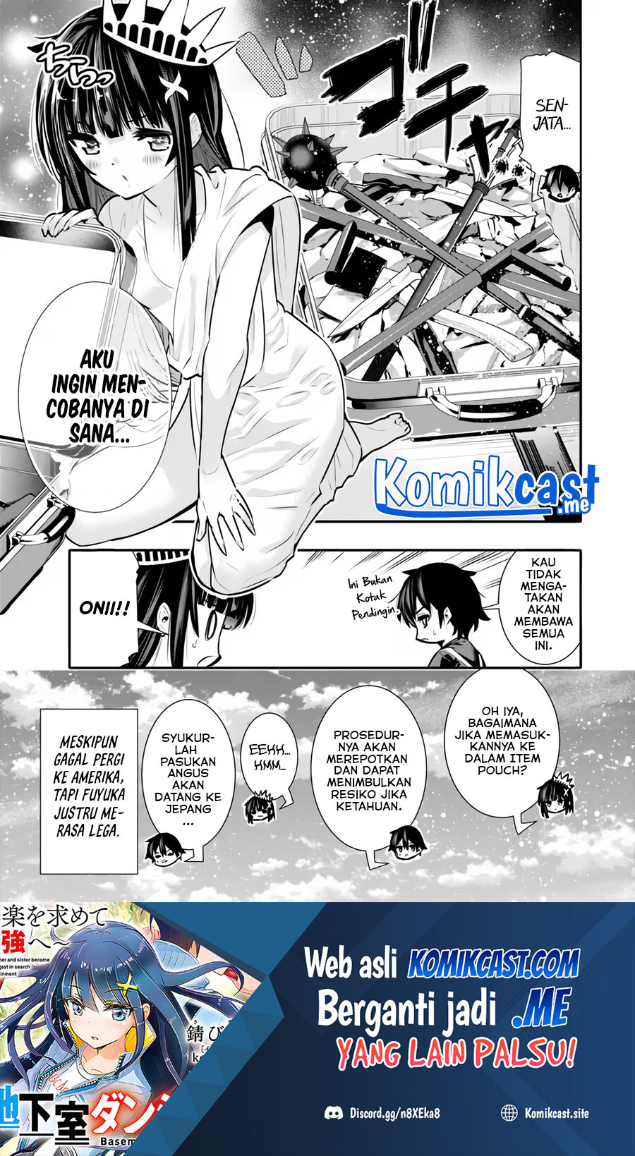 Chikashitsu Dungeon: Binbou Kyoudai wa Goraku o Motomete Saikyou e Chapter 46.5 - halaman 11