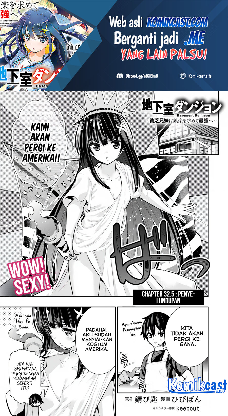 Chikashitsu Dungeon: Binbou Kyoudai wa Goraku o Motomete Saikyou e Chapter 46.5 - halaman 9