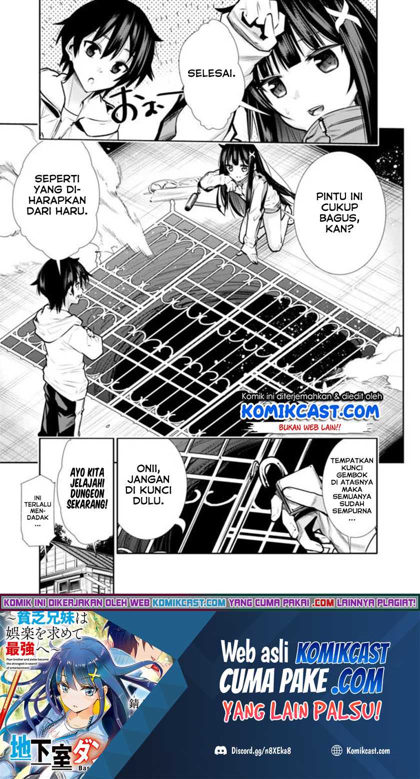 Chikashitsu Dungeon: Binbou Kyoudai wa Goraku o Motomete Saikyou e Chapter 5 - halaman 2
