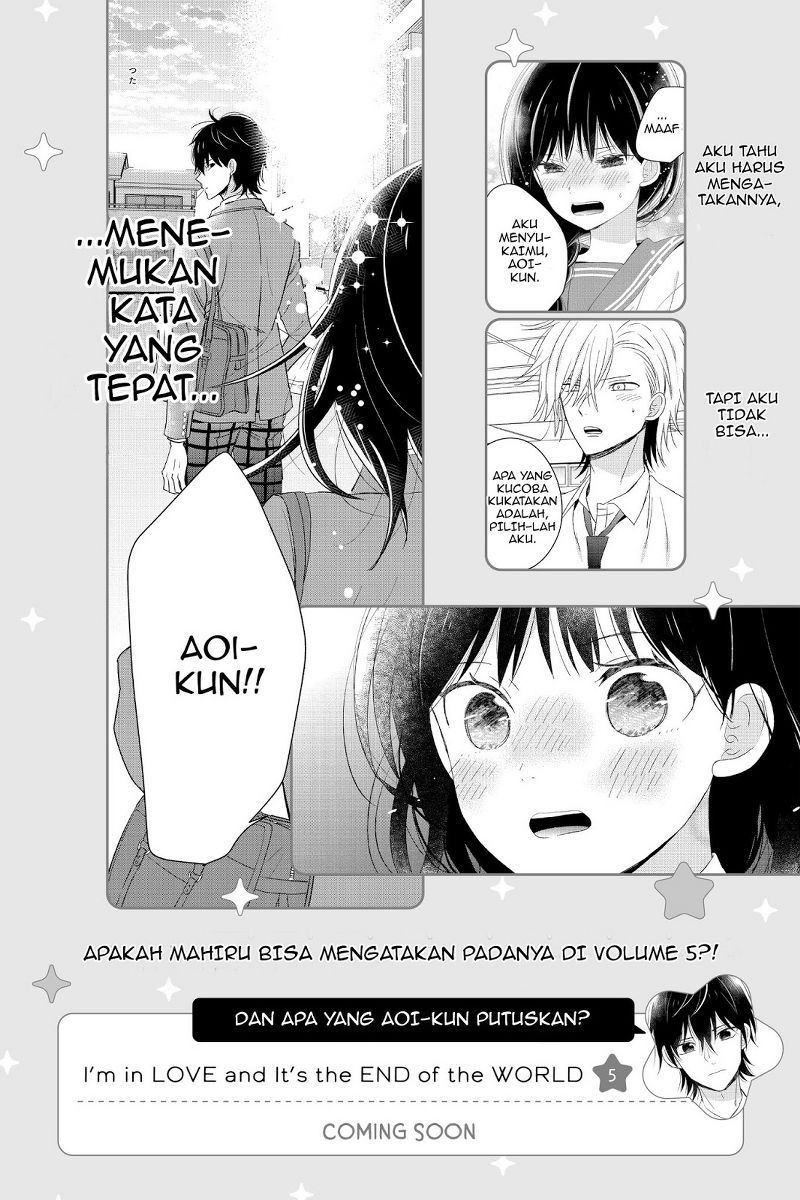 Chikyuu no Owari wa Koi no Hajimari Chapter 16 - halaman 48