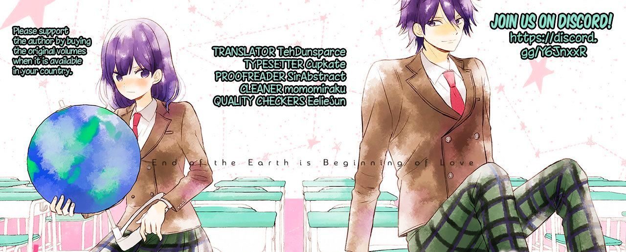 Chikyuu no Owari wa Koi no Hajimari Chapter 7 - halaman 2
