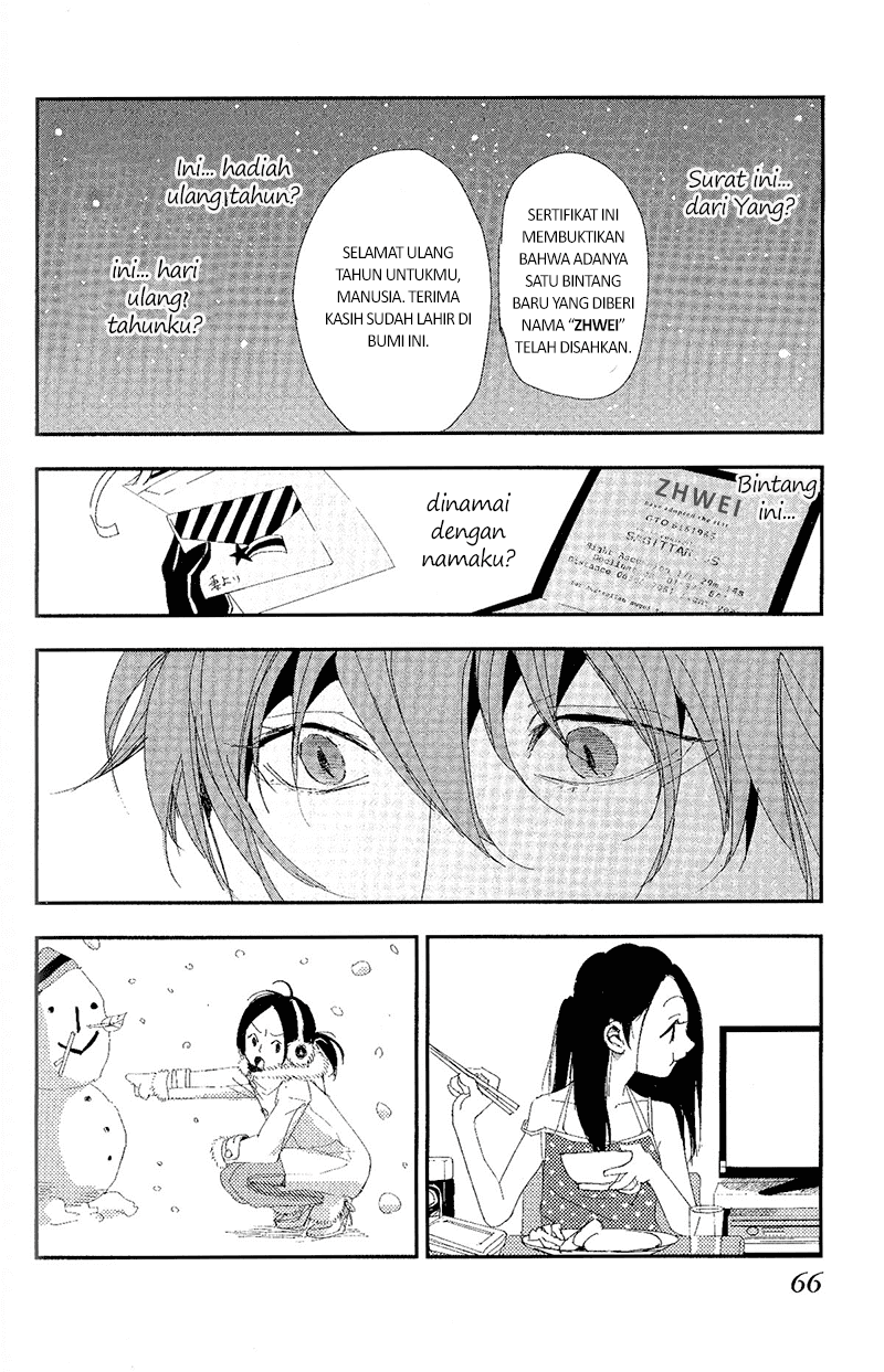 Chikyuu Umare no Anata e Chapter 0 - halaman 34