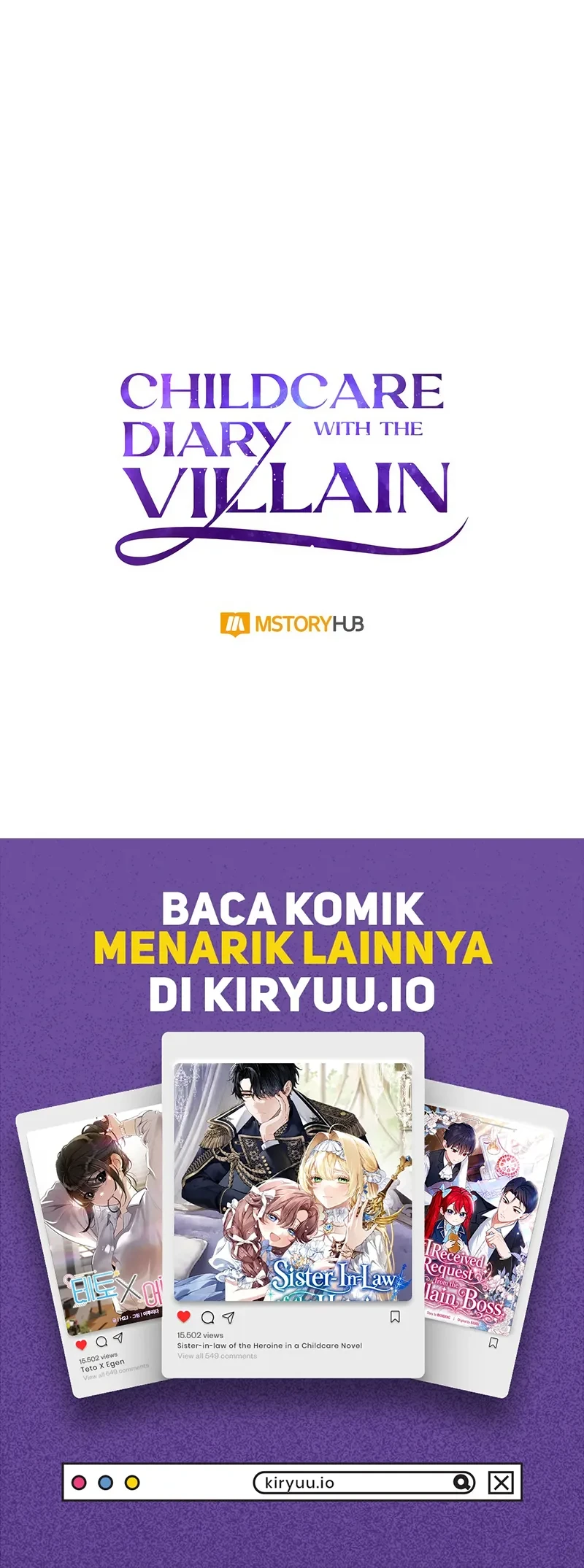 Childcare Diary With the Villain Chapter 92 - halaman 61