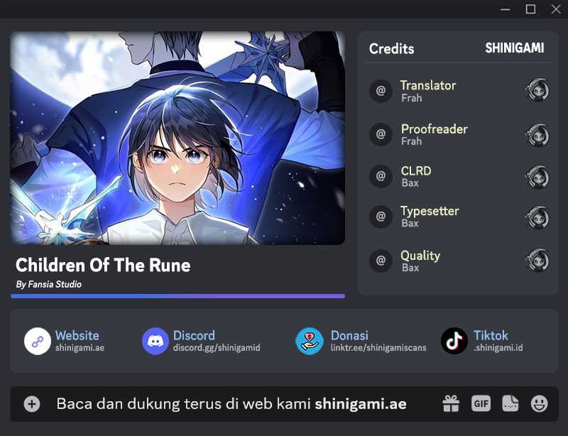 Children of the Rune Chapter 8 - halaman 1