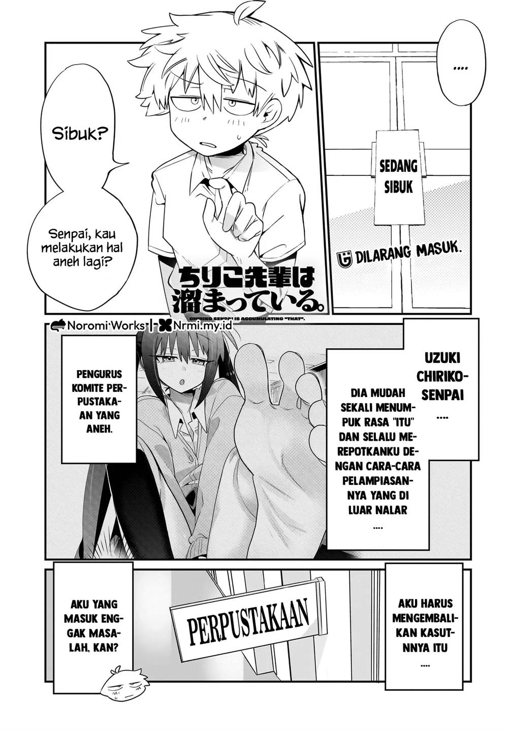 Chiriko-senpai wa Tamatteiru. Chapter 2 - halaman 1