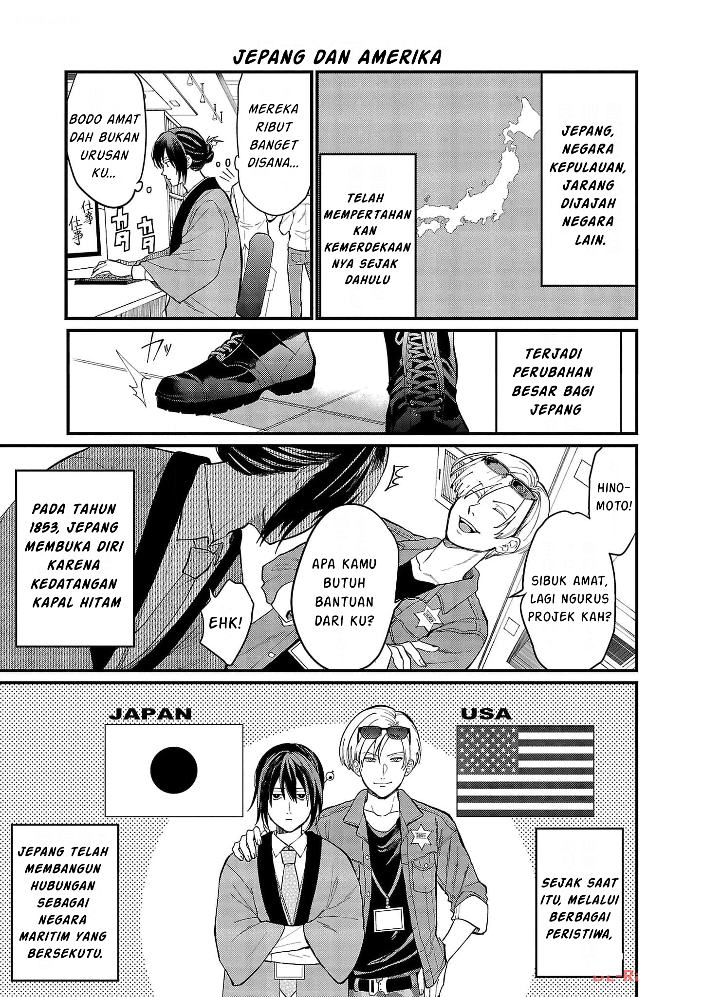 Chiseigaku Boys: Kuni ga Salaryman ni Natte Hataraku Kaisha Chapter 1 - halaman 8
